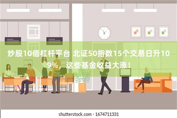 炒股10倍杠杆平台 北证50指数15个交易日升109%，这些基金收益大涨！