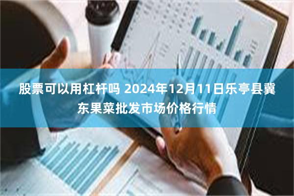 股票可以用杠杆吗 2024年12月11日乐亭县冀东果菜批发市场价格行情