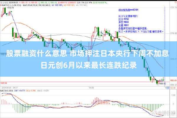 股票融资什么意思 市场押注日本央行下周不加息 日元创6月以来最长连跌纪录